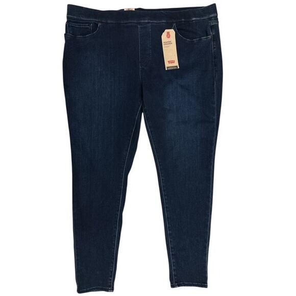 Levi's Womens 24W Jeans Shaping Legging Blue Sculpt Hypersoft Support Jegging - Picture 1 of 7